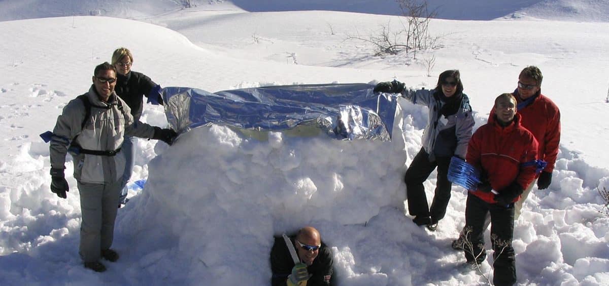 Ice Team Team building à la neige en montagne