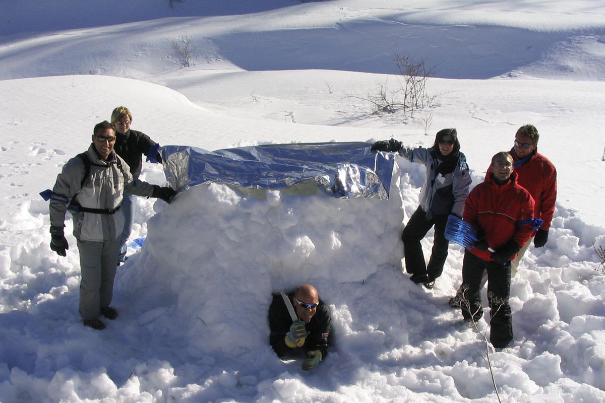 Ice Team Team building à la neige en montagne