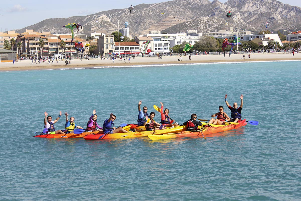 Team beach team building plage Côte d'Azur