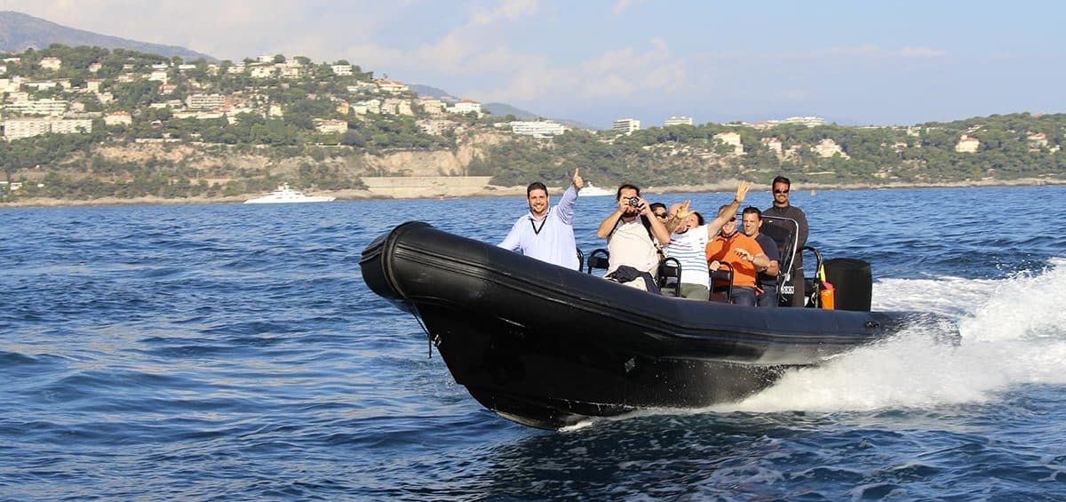 Team building bateau Zodiac Incentive Cannes