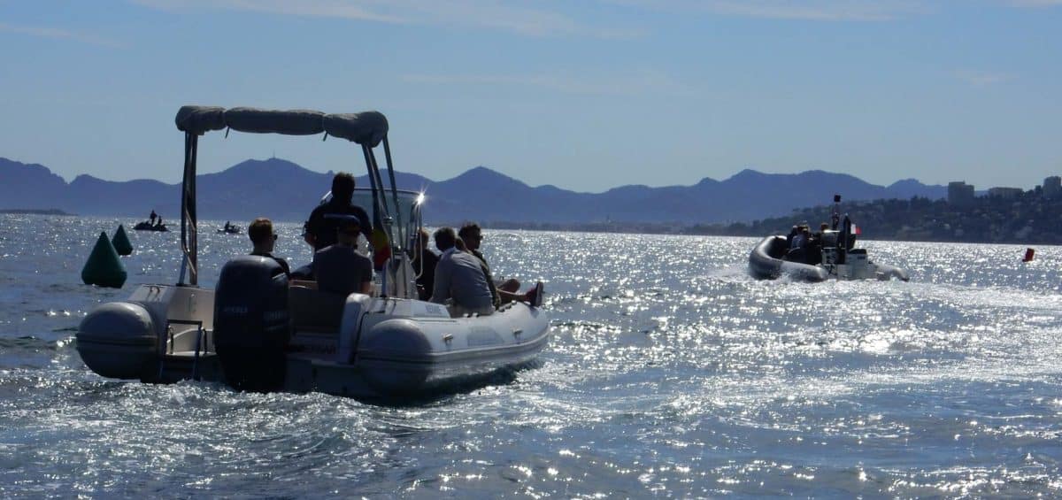 Team building bateau Zodiac Incentive Cannes