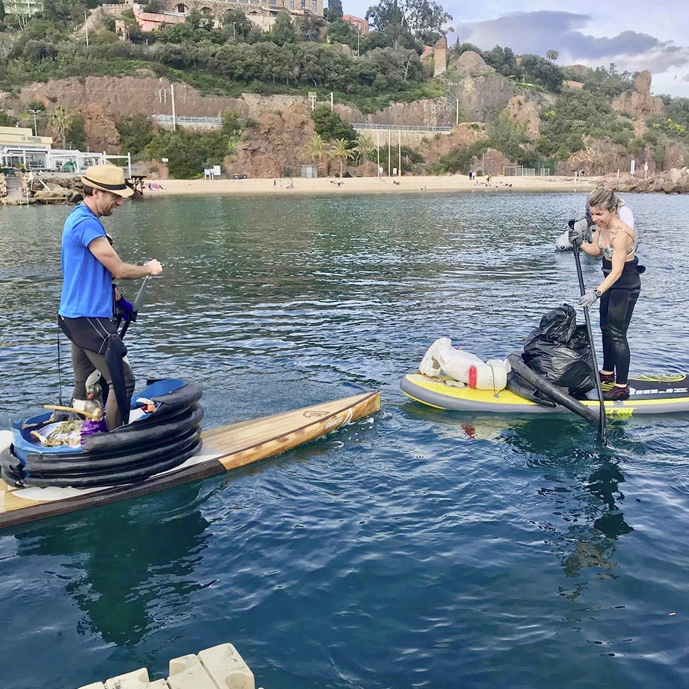 Paddle Cleaning || Team building écologique Côte d'Azur