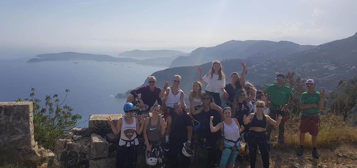 Séquence Frisson | Team building escalade, descente en rappel et tyrolienne Côte d'Azur