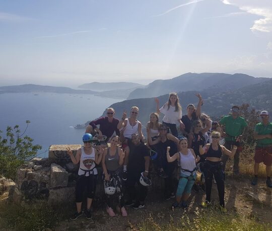 Séquence Frisson | Team building escalade, descente en rappel et tyrolienne Côte d'Azur