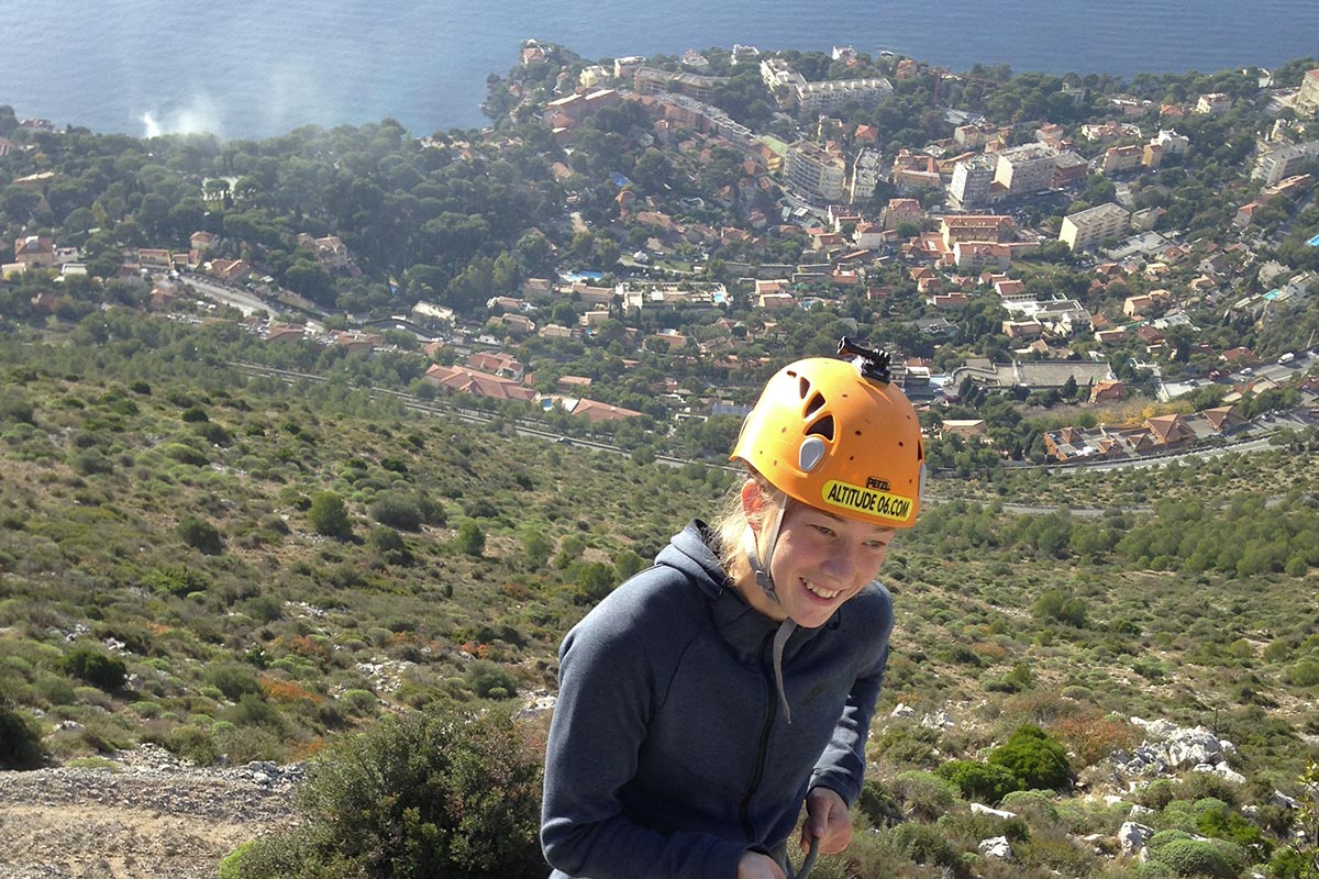 Séquence Frisson | Team building escalade, descente en rappel et tyrolienne Côte d'Azur