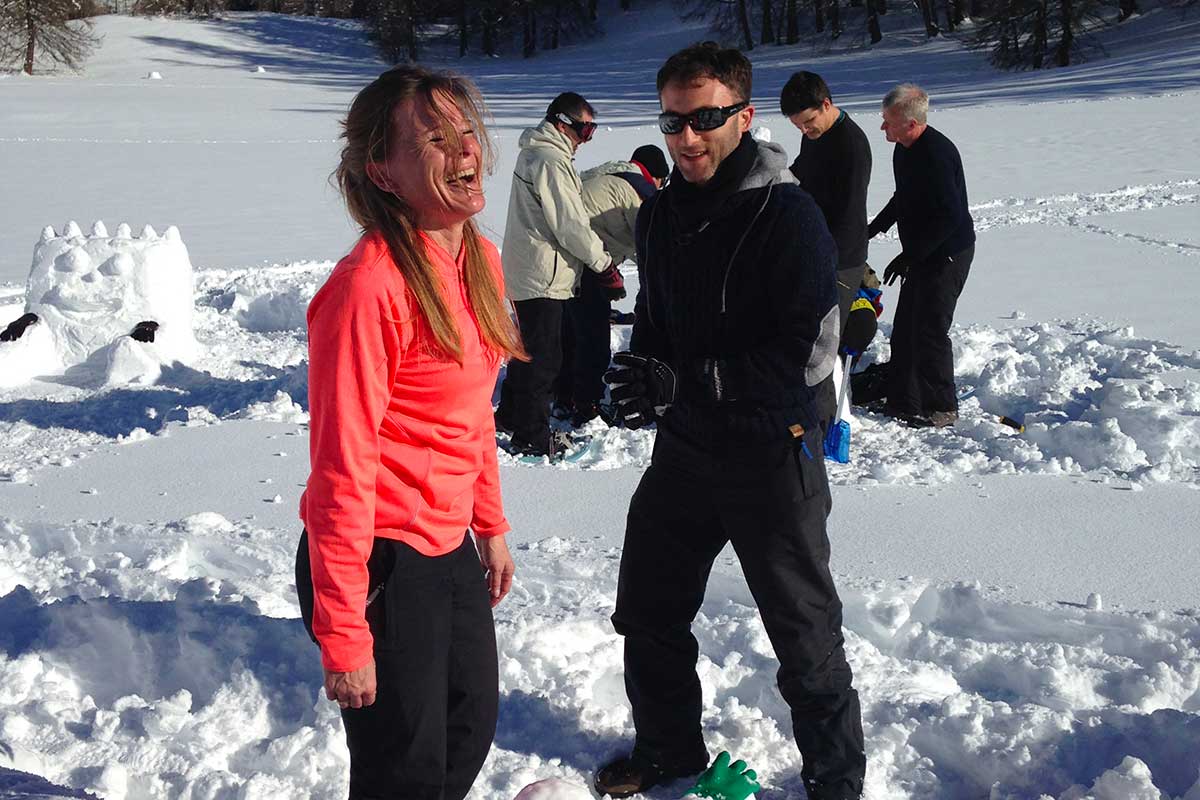 Un team building à la neige