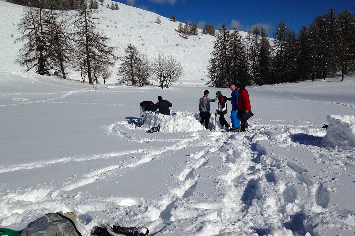 Un team building à la neige