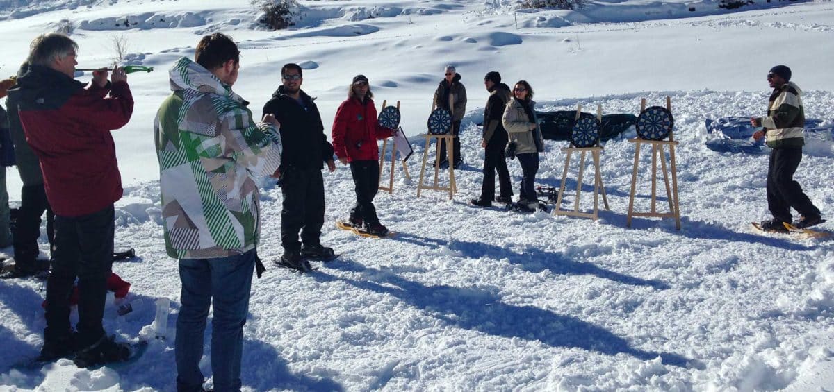 Un team building à la neige