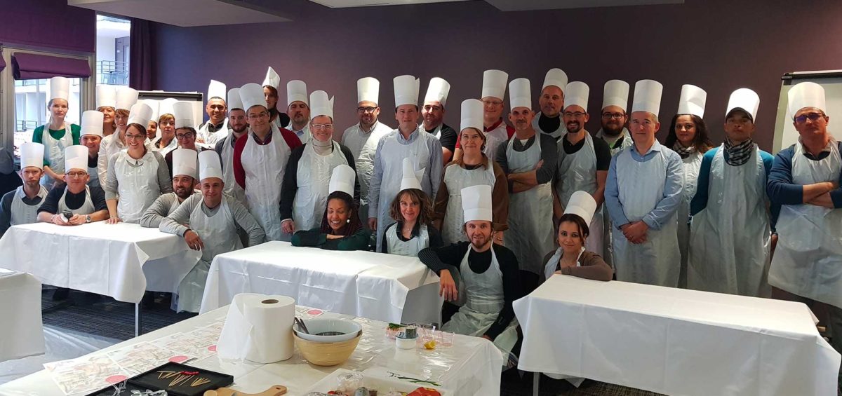 UN TEAM BUILDING CRÉATIF, LUDIQUE ET SURTOUT GOURMAND