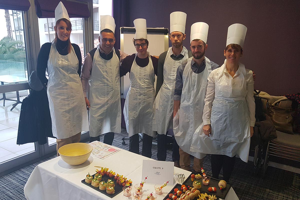 UN TEAM BUILDING CRÉATIF, LUDIQUE ET SURTOUT GOURMAND