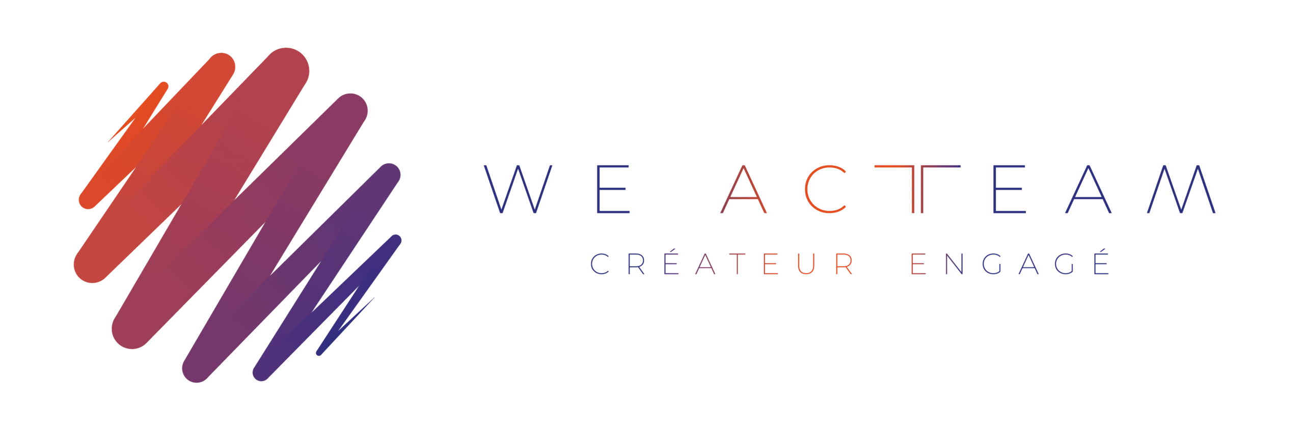 WE ACTEAM : Créateur engagé logo